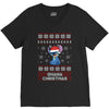 ohana christmas stitch V-Neck Tee