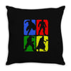 4 Super Hero Throw Pillow