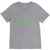 morning coffee heatbeat ekg V-Neck Tee