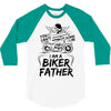 You Cant Scare Me I am Biker Father 3/4 Sleeve Shirt