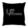 not that calm Throw Pillow