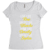 be golden Women's Triblend Scoop T-shirt