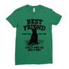 Best Friend Bull Terrier Ladies Fitted T-Shirt