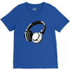 headphones black humor V-Neck Tee