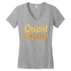 quest &amp; chill Women's V-Neck T-Shirt