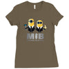 despicable me minions men in black Ladies Fitted T-Shirt