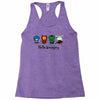hello avengers Racerback Tank