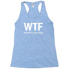where's the food Racerback Tank
