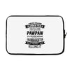 Super Cool Pawpaw Of A Freaking Awesome Grandson Laptop sleeve