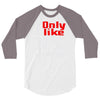 i only like ny as a friend 3/4 Sleeve Shirt