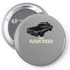 car ramrod Pin-back button