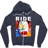 ride going blank again rock music band Zipper Hoodie