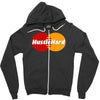 hustle hard Zipper Hoodie