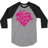 love (3) 3/4 Sleeve Shirt