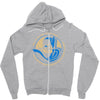 mustache batman Zipper Hoodie