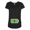 Powerfull Son Maternity Scoop Neck T-shirt