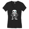 undertale sans Women's V-Neck T-Shirt