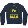 chemical element for iron man Crewneck Sweatshirt