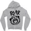 angry panda Zipper Hoodie