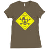 walter white danger toxic breaking bad inspired tee heisenberg meth Ladies Fitted T-Shirt