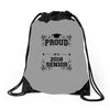 proud name 2018 senior Drawstring Bags