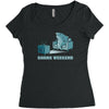 shark weekend Women's Triblend Scoop T-shirt