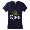 king Women's V-Neck T-Shirt