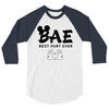 Bae Best Auntie Ever 3/4 Sleeve Shirt