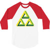 triforce illusion zelda 3/4 Sleeve Shirt