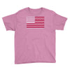 usa flag navy american Youth Tee