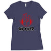 offensive t shirt shocker 3 fingers rude tee funny shirt Ladies Fitted T-Shirt