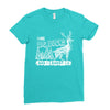 I Like Big Bucks And I Cannot Lie Ladies Fitted T-Shirt