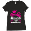 Queens Are Born in September Ladies Fitted T-Shirt
