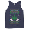 smoke weed ugly sweater Tank Top