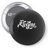 vegan 100% Pin-back button