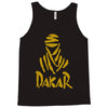 uomo dakar stampa oro moto deserto parigi africa sport Tank Top