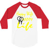 happy wife happy life 3/4 Sleeve Shirt