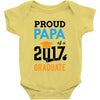 Class of 2017 Proud Papa Graduation Baby Onesie