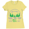 life is short take the trip buy the shoe Ladies Fitted T-Shirt