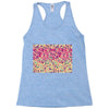 pink triangle print Racerback Tank