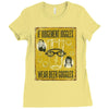 beer goggles sign, ideal gift or birthday present. Ladies Fitted T-Shirt