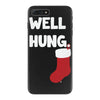 well hung endowed christmas stocking funny iPhone 7 Plus Case