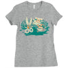 rock, paper, scissor hold Ladies Fitted T-Shirt