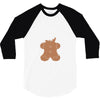 i can't feel my face 3/4 Sleeve Shirt