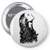 flower girl Pin-back button