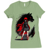 red revenge Ladies Fitted T-Shirt