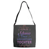 stolze mama einer grossartigen tochter hoodie Adjustable Strap Totes