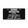 driving instructor superhero License Plate