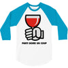 party a drink 3/4 Sleeve Shirt