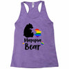 mama bear gay pride Racerback Tank